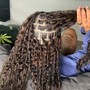 Crochet with side Braids