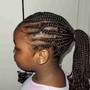 Knotless braid