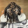 Kid's braids with hair extensions