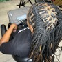 Men free style pop smoke braids