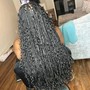 Medium Knotless Braids