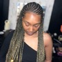 Goddess knotless Braids