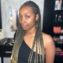 Goddess knotless Braids