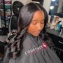 Silky Straight Silk Press & Curl (The Hydrating Therapy Treatment) - This service is specifically for new clients and reoccurring clients who’ve received a professional trim within the last 1-2 months. This service DOES NOT include a trim.