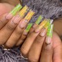 Encapsulated Short Acrylic Nails