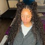 Medium boho locs