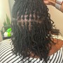 Microlocks Twist Natural Hair