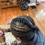 2 Feed ins Braids