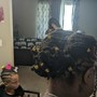 Loc updo