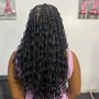 Sew-in with leave out