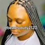 BOX BRAIDS/MEDIUM size/MID-BACK length