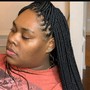 Small Knotless Braids