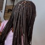 Straight Back feed in braids