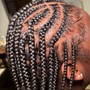 Fulani Braids w/ Knotless