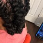 Loc retwist (60 or less locs)