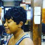 Perm cut and style