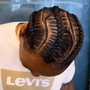 Men's box braids