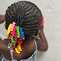 Kid's Braids on natural hair