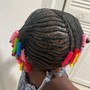 Kid's Braids on natural hair