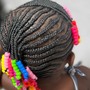 Kid's Braids on natural hair