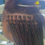 Knotless braids medium