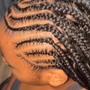 Medium Knotless Braids