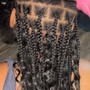 Medium Knotless Braids