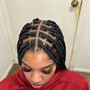 feed in braids (cornrows)