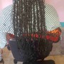 Kid's Braids ( Stich braids into ponytail with hair jewelry