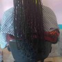 Kid's Braids ( Stich braids into ponytail with hair jewelry