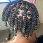 Hair detox with re-twist & style