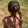 Knotless braids  (butt length)