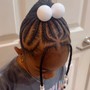 Kid's Ponytail with Beads