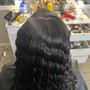 Closure wig install