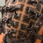 Men’s French braids (natural hair)