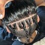 Men’s French braids (natural hair)