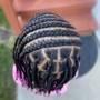 M/L knotless braids