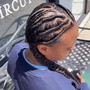 6-10 Straight Back Braids