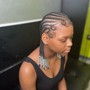 Slick Braided ponytail