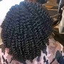 1/2 Crochet and 1/2 braids