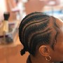 Natural Scalp Braids (without extensions)