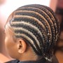 Natural Scalp Braids (without extensions)