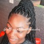 Individual Faux Locs ( Mid back Length)