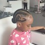 Cornrow braid down