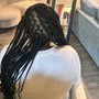 Half Tribal Half Box Plaits