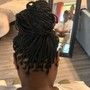 Half Tribal Half Box Plaits