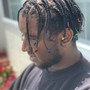 Natural hair: One layer cornrows (aka mens braids)