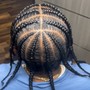 Infinity Ponytail Over Locs