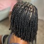 Small Mini Twist w/ Hair Extensions (Hair included)