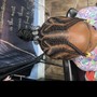 Longer than waist/butt length locs